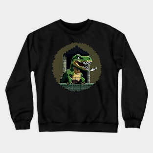 Pixel T-Rex Crewneck Sweatshirt